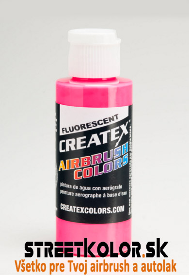 CreateX 5407 Ružová Fluorescenčná airbrush farba 120ml