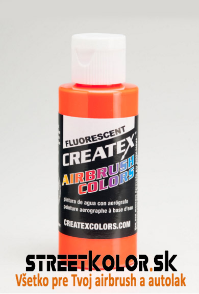 CreateX 5409 Oranžová Fluorescenčná airbrush farba 120ml