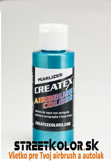 CreateX 5303 Tyrkysová Perleťová airbrush farba 120 ml