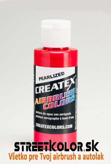 CreateX 5309 Červená Perleťová airbrush farba 120 ml