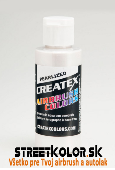 CreateX 5310 Biela Perleťová airbrush farba 120 ml