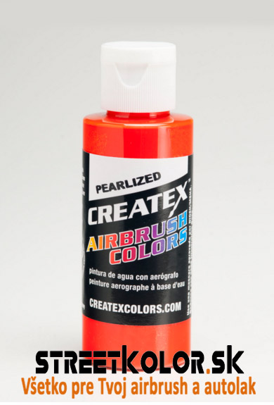 CreateX 5312 Oranžová perleťová airbrush farba 120 ml