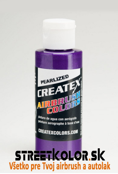 CreateX 5314 Tmavá Fialová perleťová airbrush farba 120 ml