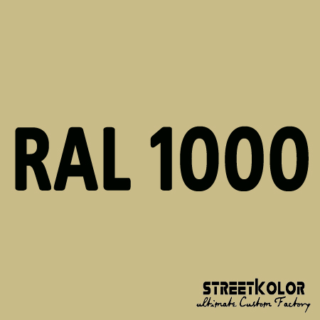 RAL 1000 Zelenobéžová farba nariedená, lakovateľná, 1 liter