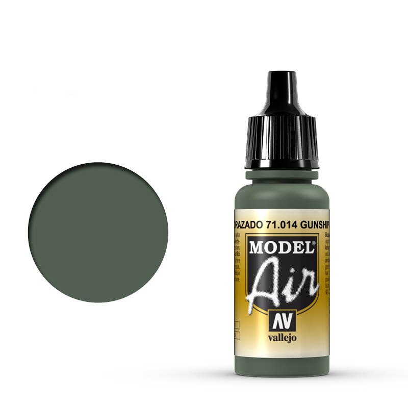MEGA AKCIA: Vallejo 71.014 šedozelená akrylová airbrush farba 17 ml