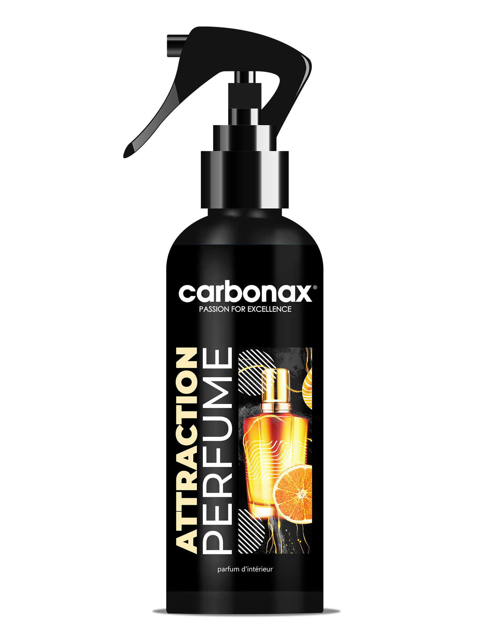 !!! AKCIA !!! CARBONAX® vysoko koncentrovaný autoparfém s vôňou ATTRACTION, 150ml