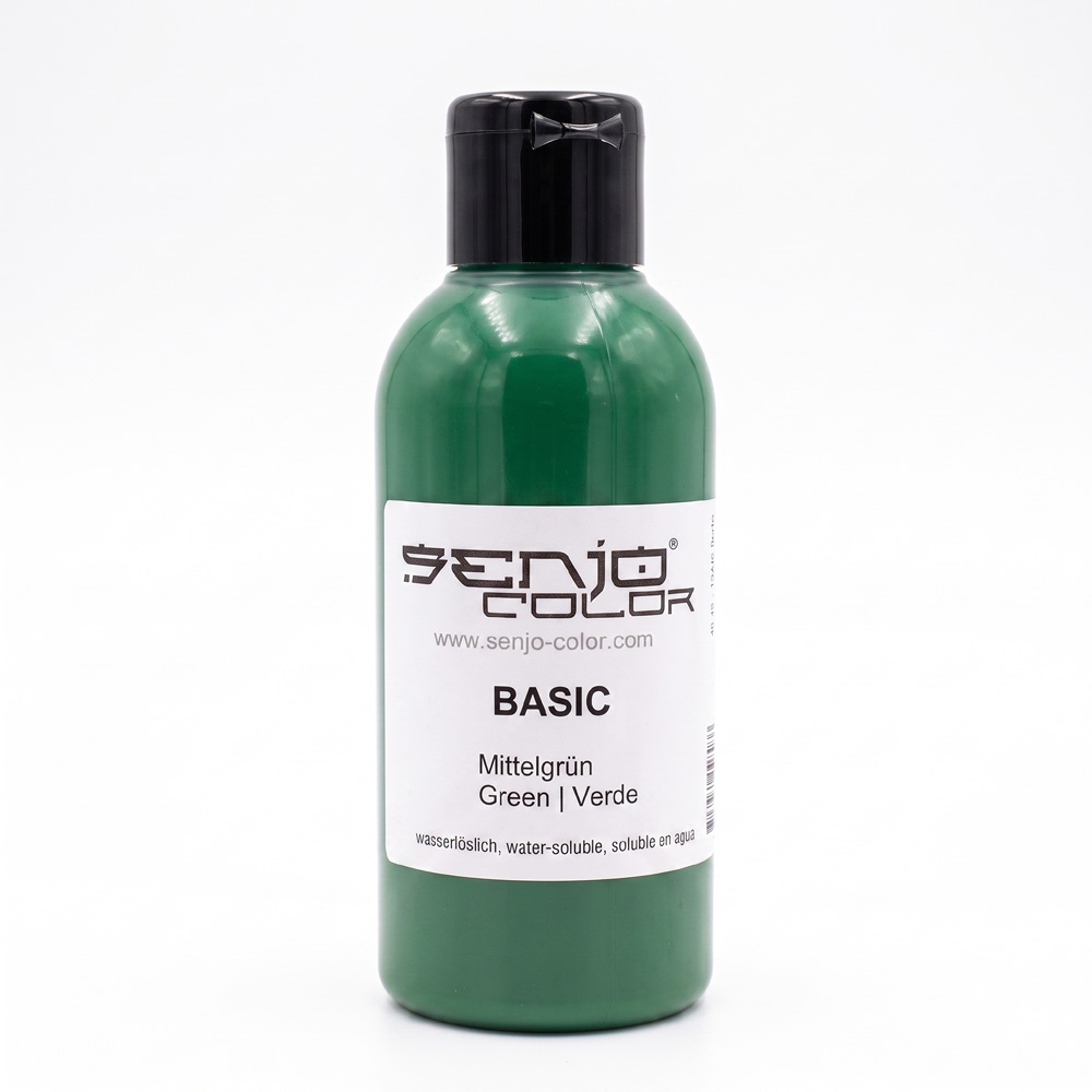 Senjo Color farba svetlozelená pre bodypainting a tetovanie, 75ml