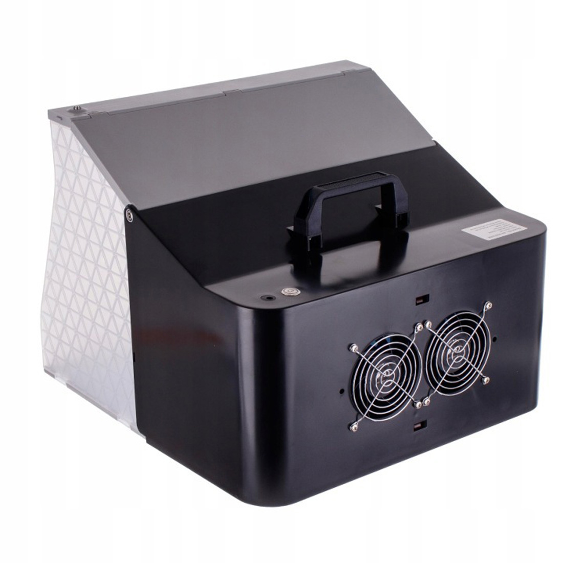 Striekací box s 2 ventilátormi odsávania, LED osvetlením s reguláciou a rotačným stojanom AH-310A