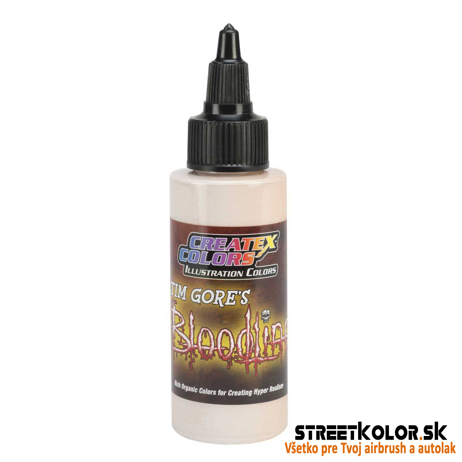 Ilustračná Svetloružová airbrush farba CreateX 240 ml