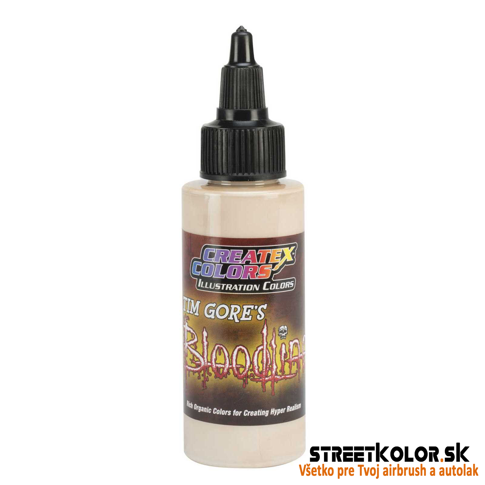 Ilustračná Béžová airbrush farba CreateX 60 ml