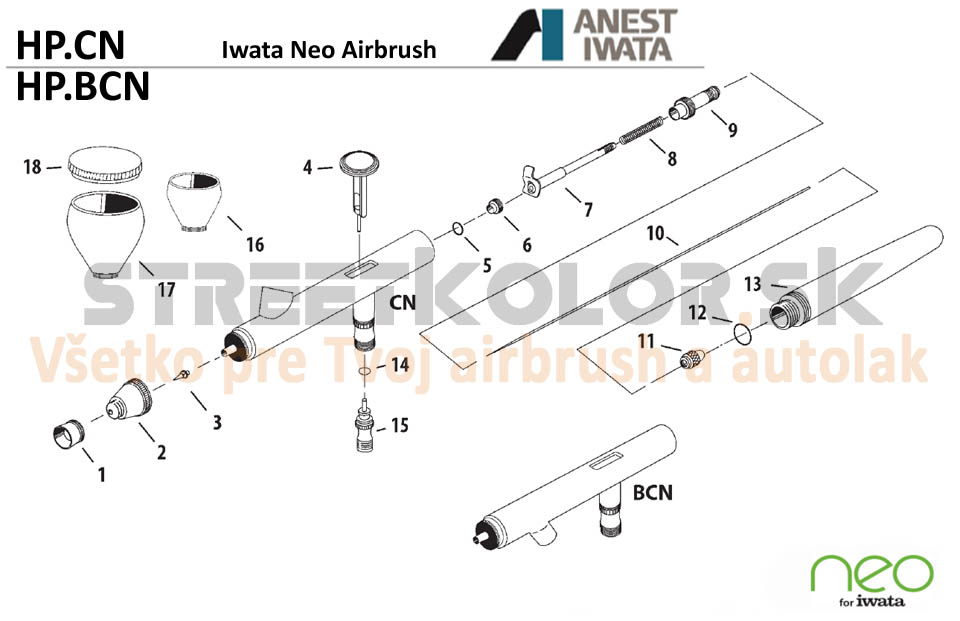 Diel č. 17 Iwata NEO