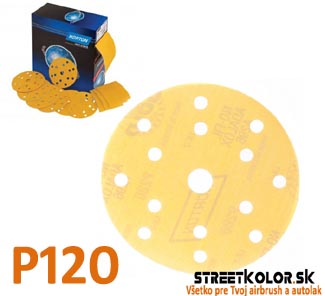 Norton A296 Brúsny disk P120, 150mm, 14+1dier, 1ks