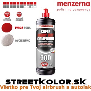 Menzerna 300, hrubá + stredná brúsna pasta, 1000ml