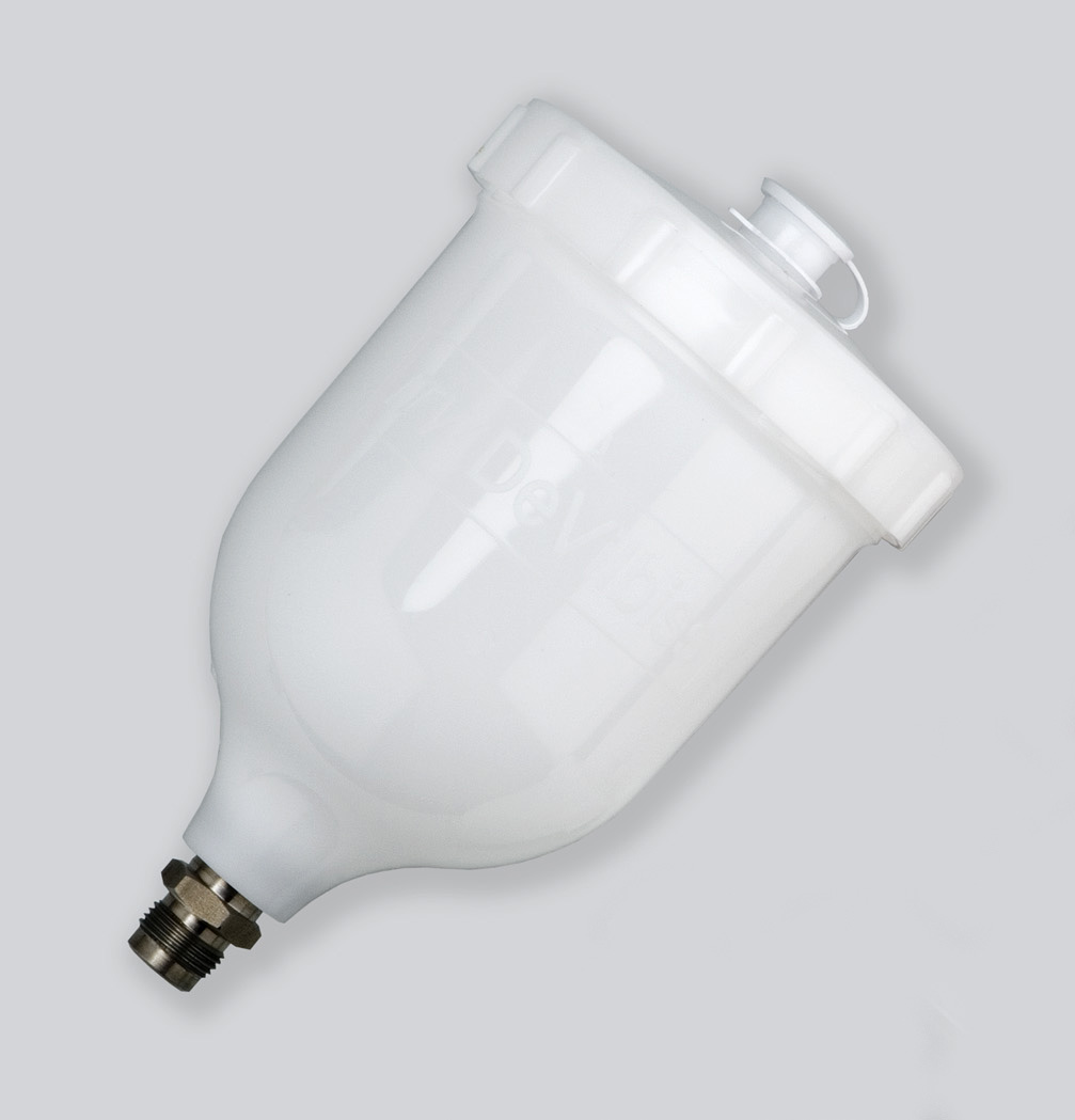 Neoriginálna nádržka DeVilbiss GTI PRO 600 ml, plast