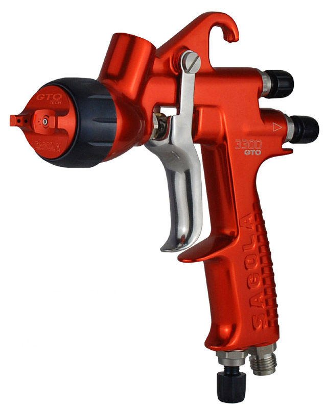 Sagola 3300 GTO CAR HVLP 1,4mm, striekacia pištoľ pre lak a polyuretán, nádržka: 600ml + regulátor
