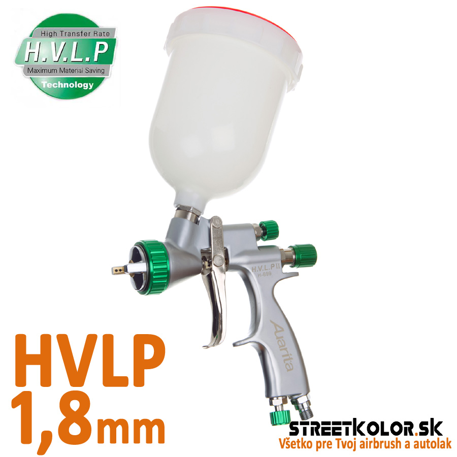 Striekacia pištoľ Auarita H-899 HVLP II 1,8mm (370l/min.)