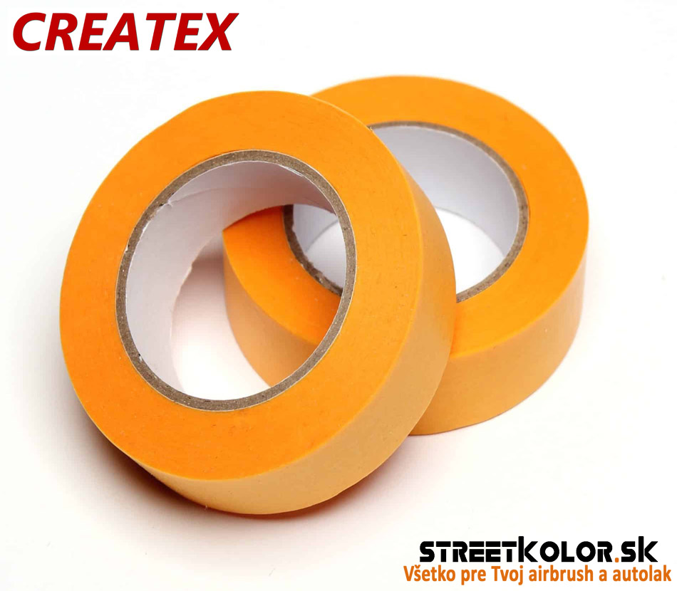 Obrysová a prechodová páska: PVC: 18mm x 18m, CreateX, 2 kusy