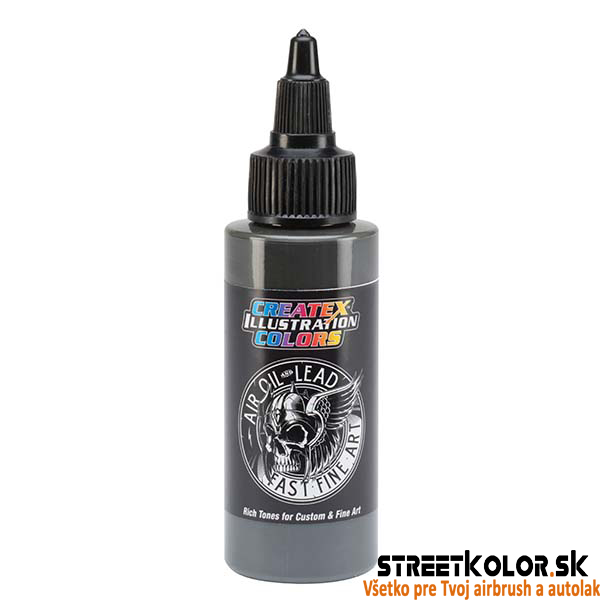 Ilustračná Neutrálna šedá II airbrush farba CreateX 60 ml