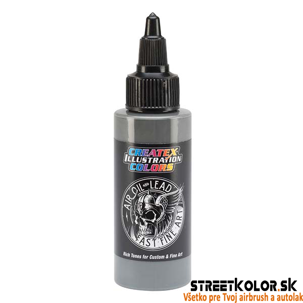 Ilustračná Neutrálna šedá III airbrush farba CreateX 30 ml