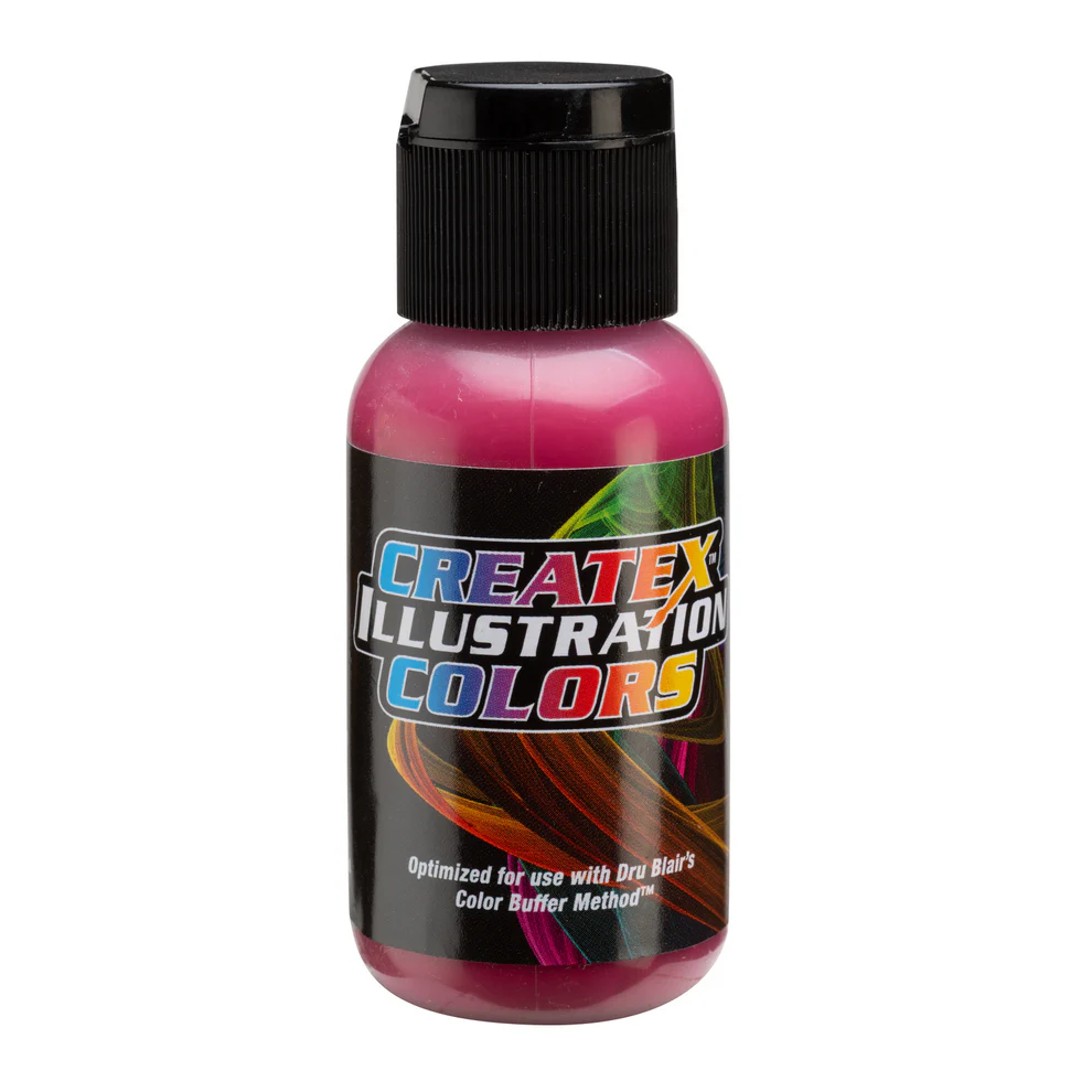 Ilustračná CMYK MAGENTA Purpurová airbrush farba CreateX 30 ml – 5096 CMYK Magenta