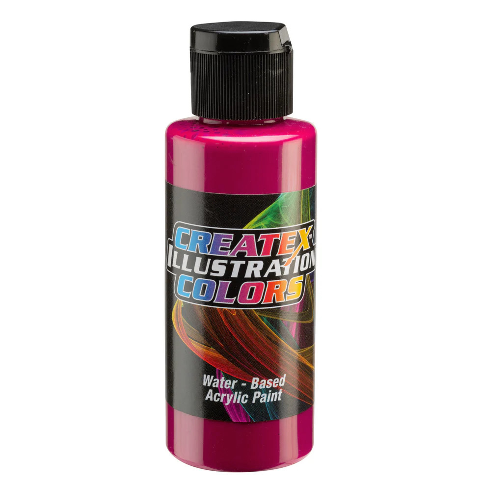 Ilustračná CMYK MAGENTA Purpurová airbrush farba CreateX 60 ml – 5096 CMYK Magenta