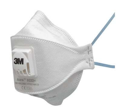 3M™ Respirátor skladací 3M AURA 9322+ NR D FFP2