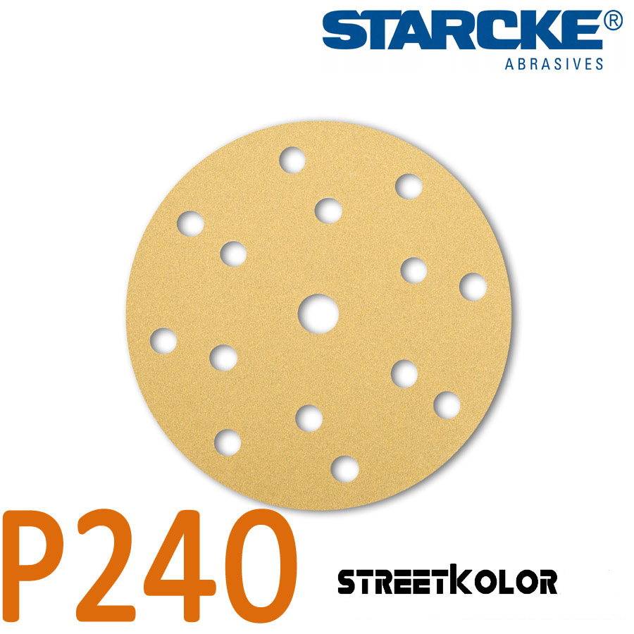 Starcke Brúsny disk P240, 150mm, 15dier, 100ks