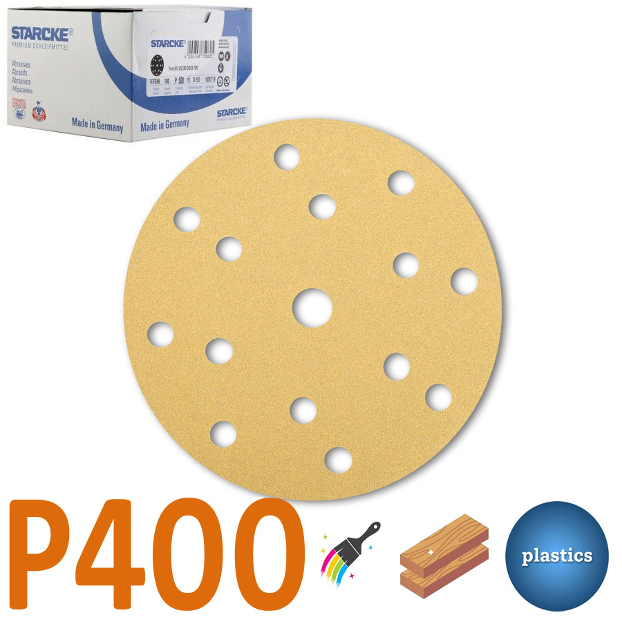 Starcke Brúsny disk P400, 150mm, 15 dier, 100ks