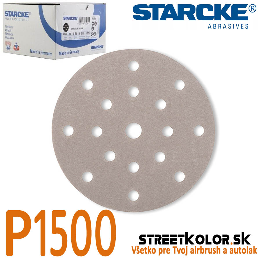 Starcke Brúsny disk P1500, 150mm, 15dier, 100ks