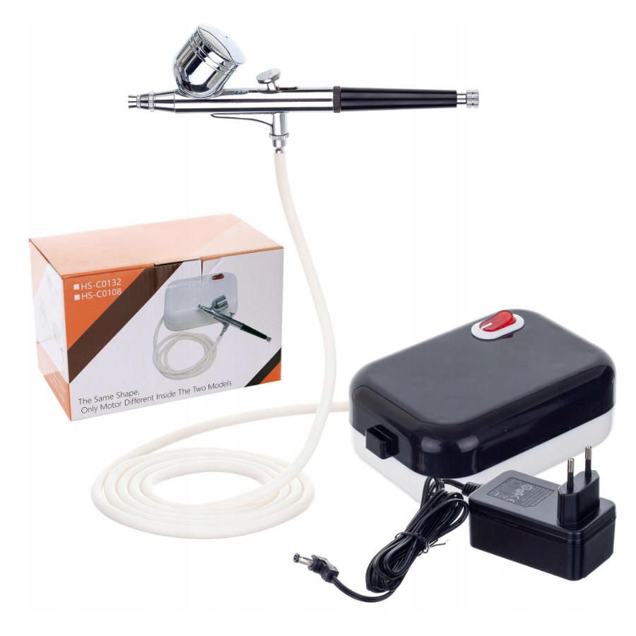 Airbrush set s kompresorom a airbrush pištoľou