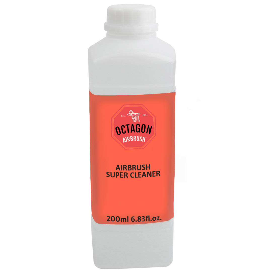 Airbrush čistič OCTAGON SUPER CLEANER pre airbrush pištole a náradie, 200ML