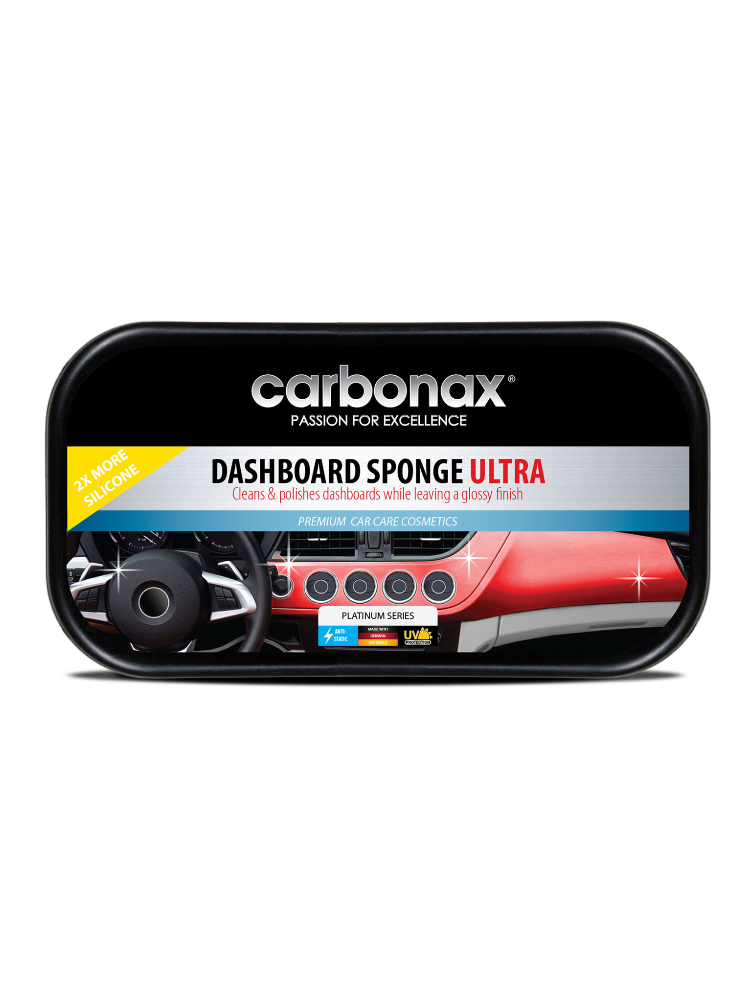 CARBONAX® hubka na palubovku a interiér - ULTRA