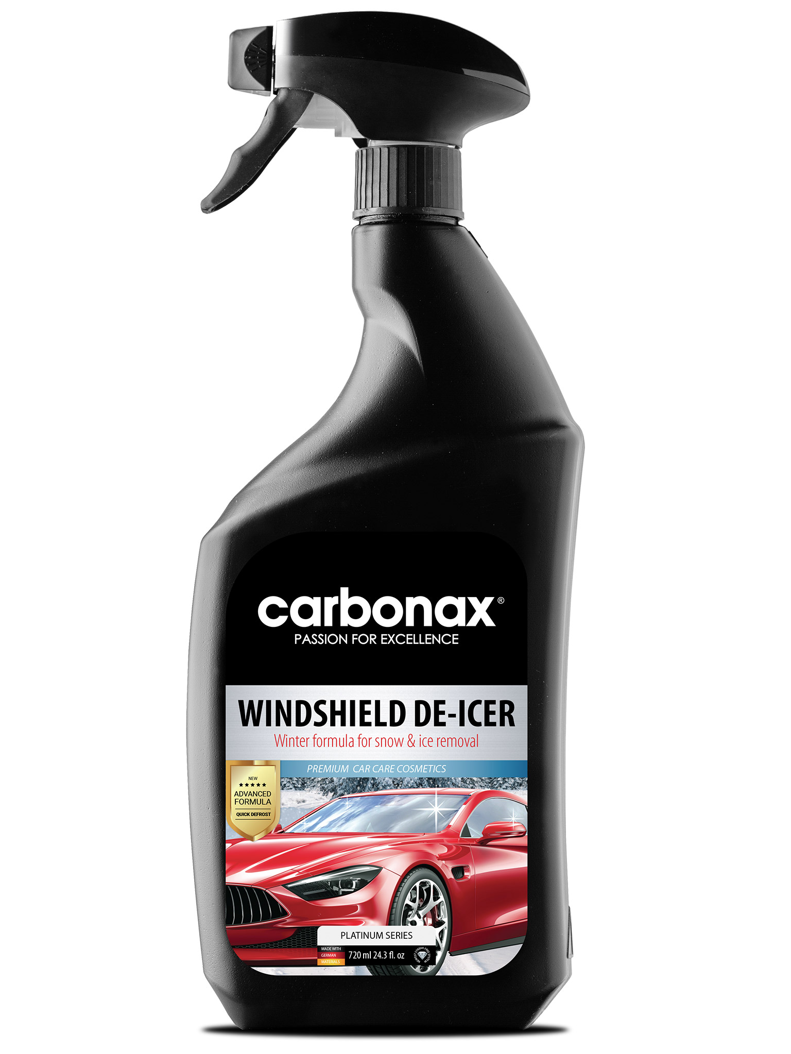 CARBONAX® odmrazovač čelného skla, 720 ml