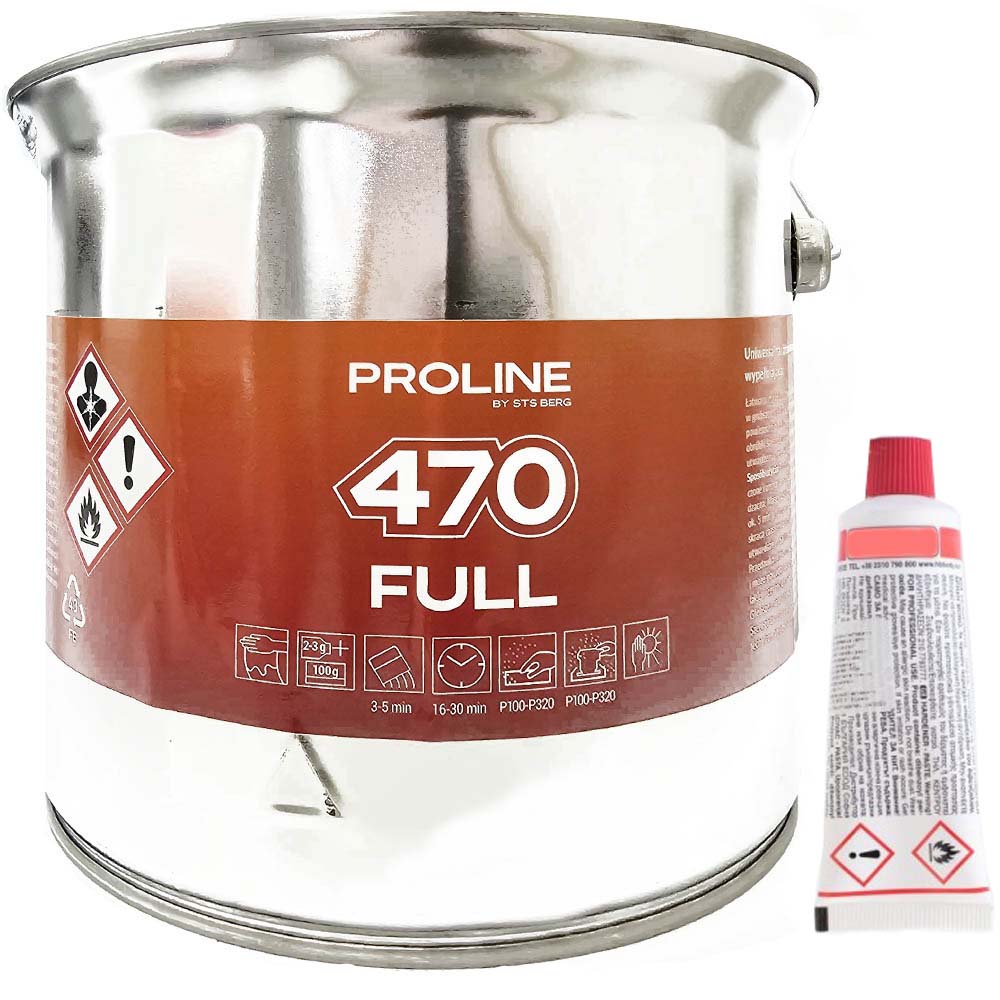 Vypĺňací jemný tmel  PROLINE 470 FULL, hmotnosť: 4,5kg