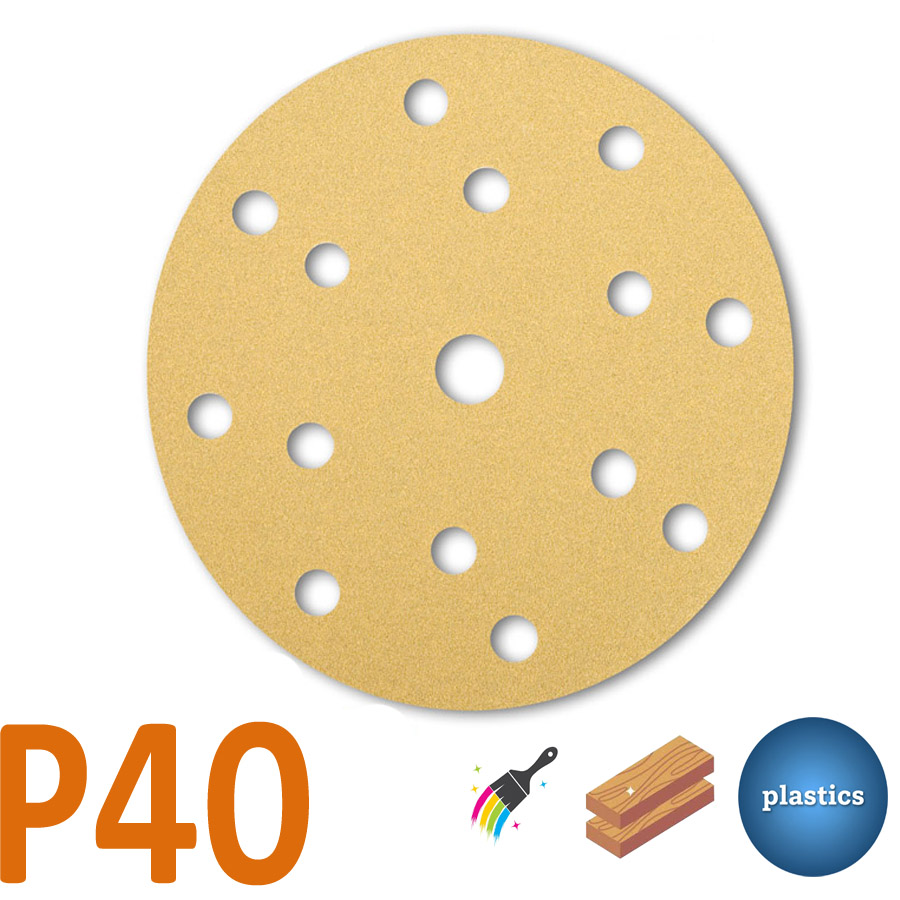 Starcke Brúsny disk P40, 150mm, 15dier, 1ks