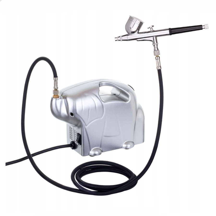 Airbrush set HSENG AS16K s dvojčinnou airbrush pištoľou 0,3mm