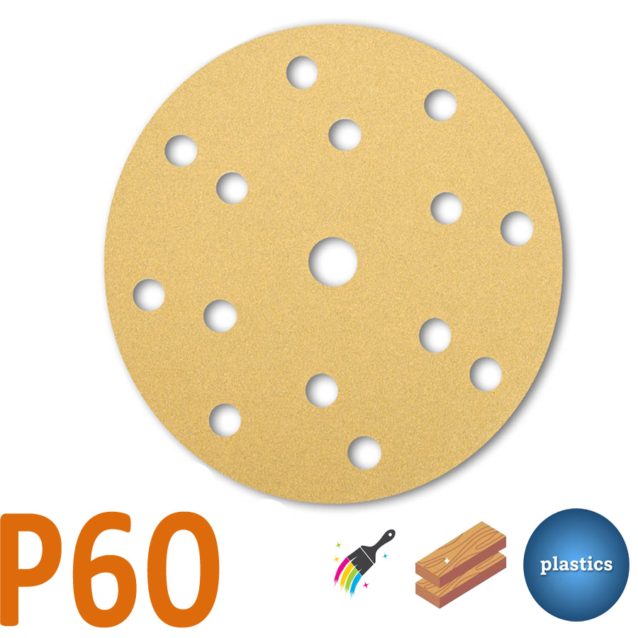 Starcke Brúsny disk P60, 150mm, 15dier, 1ks