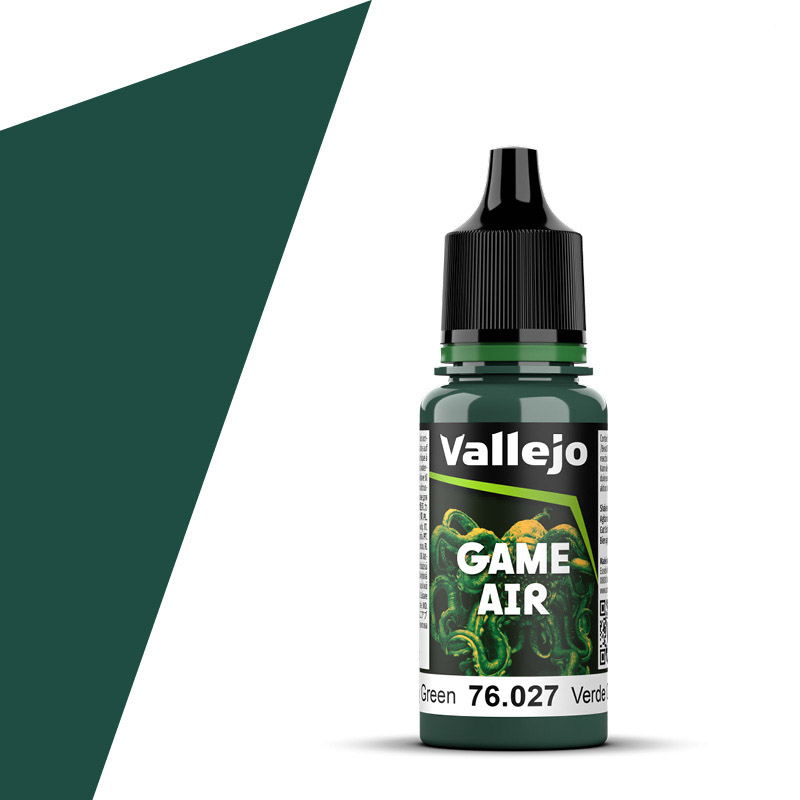 Vallejo 76.027 GameAir zelená airbrush farba 18 ml (VALLEJO SCURVY GREEN GAME AIR PAINT 76.027 / 76027)