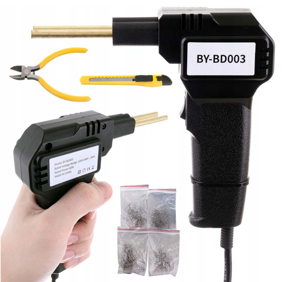 Zváračka plastov 60W + 200x zvárací drôt (PLASTIC WELDER KOLORTECH BY-BD003)