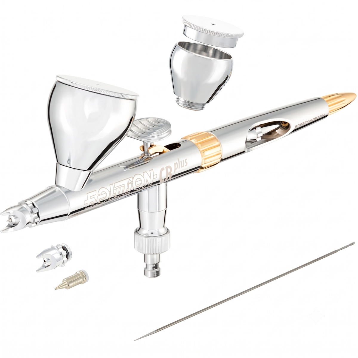 Airbrush striekacia pištoľ HARDER & STEENBECK Evolution CRplus 2v1 0,28+0,45mm, model 2024