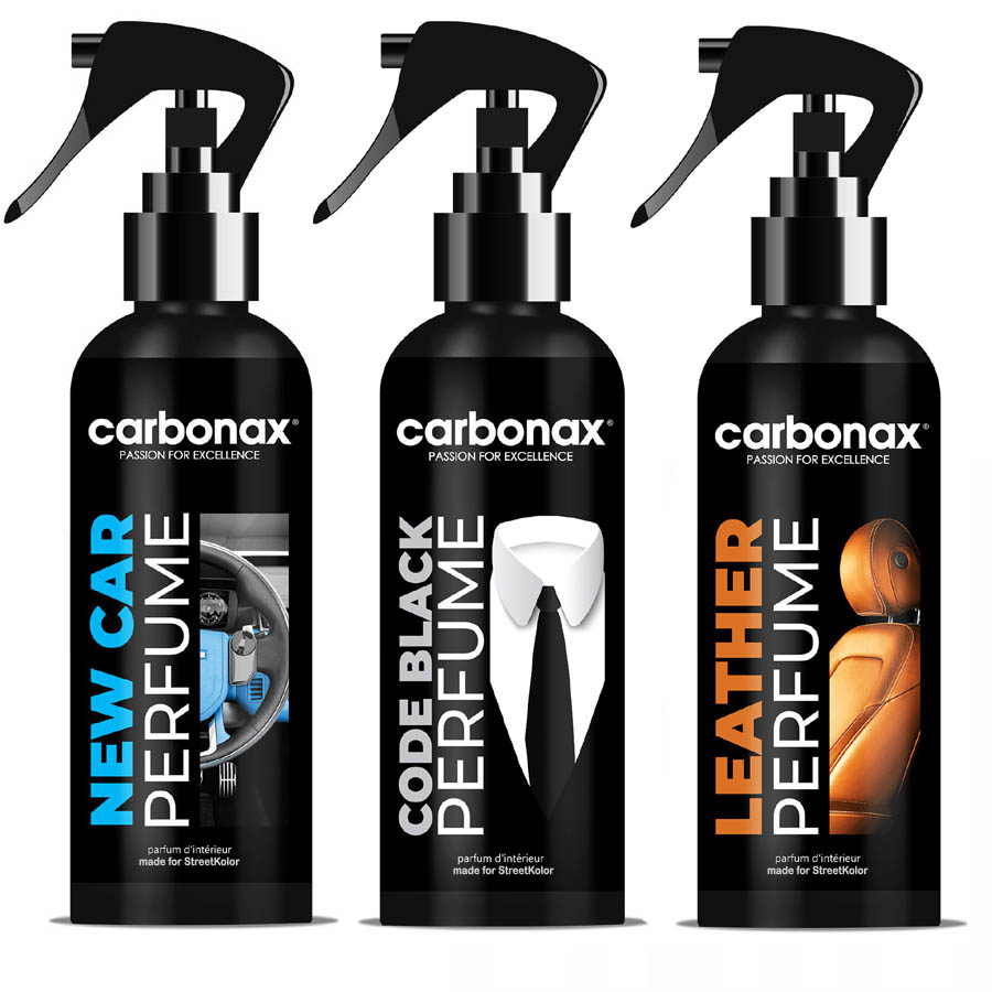 CARBONAX® set autoparfémov pre dokonalé nové auto, 3x 150ml