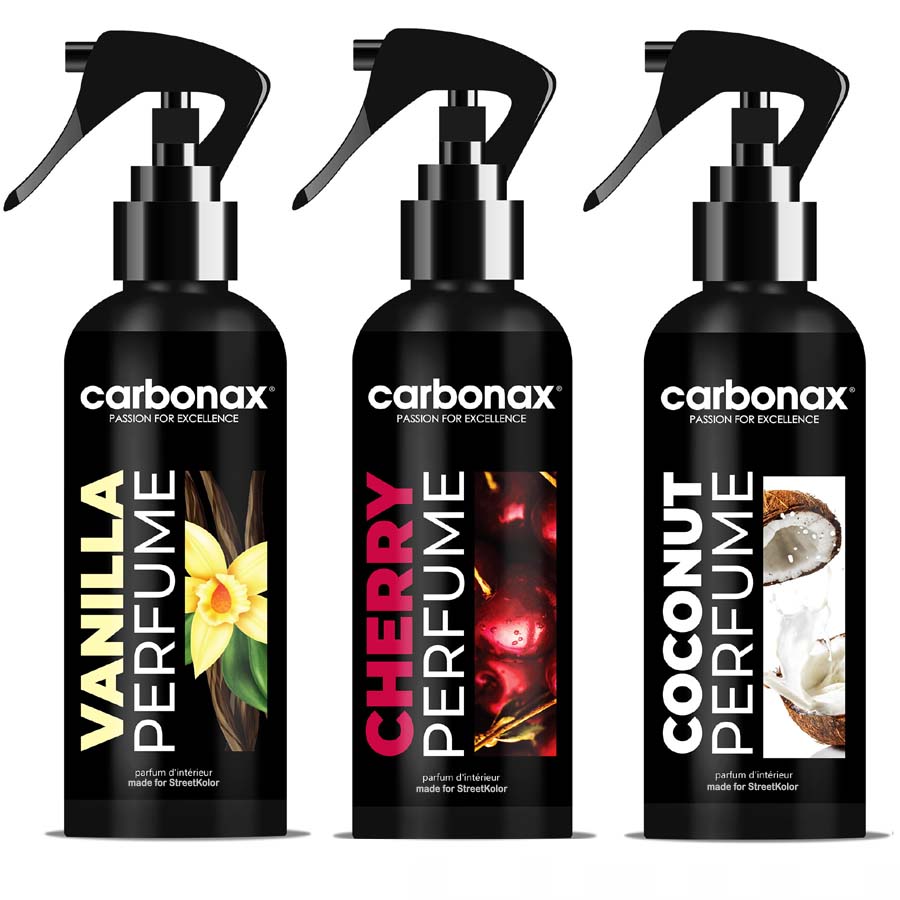 CARBONAX® set autoparfémov pre dokonalo sladké auto, 3x 150ml