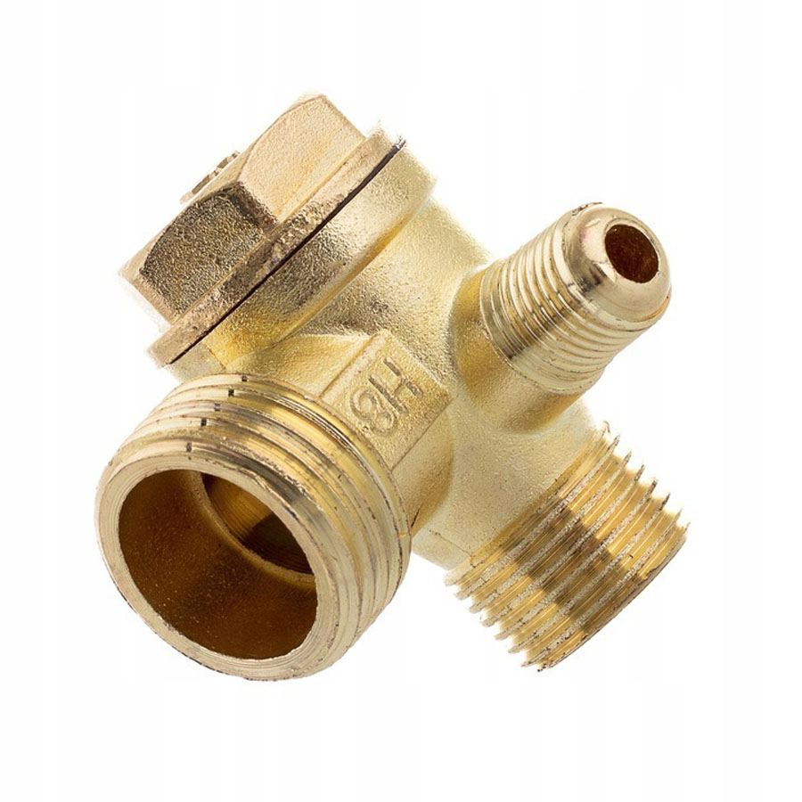 Spätný ventil kompresora 1/2&quot; x 3/8&quot; pre kompresory s 24, 50 a 100l vzdušníkom