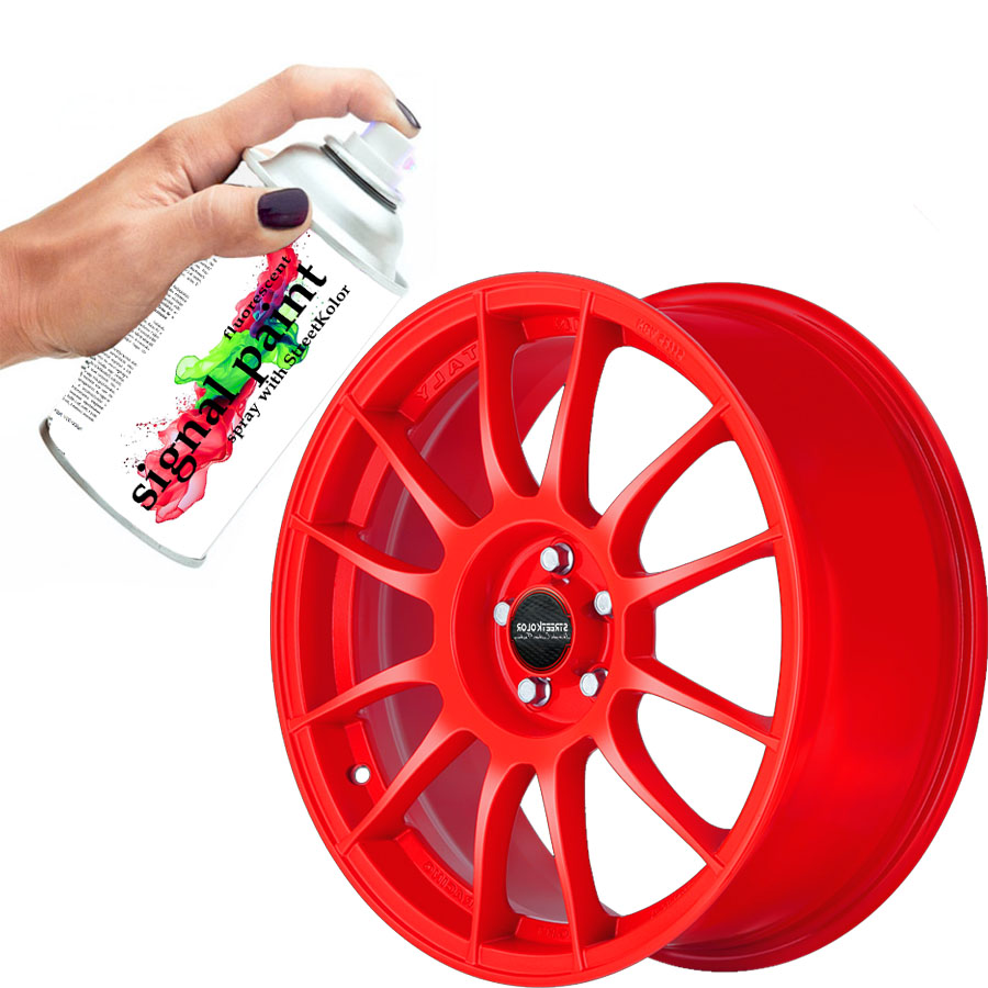 RAL 3026 Fluorescenčná signálna farba v spreji 400 ml