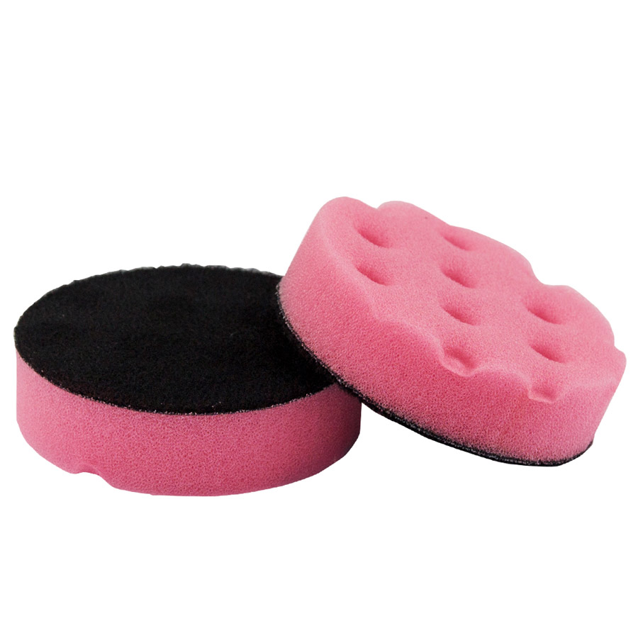 Velcro tvrdý abrazívny leštiaci kotúč na suchý zips, Ružový, 80x30mm