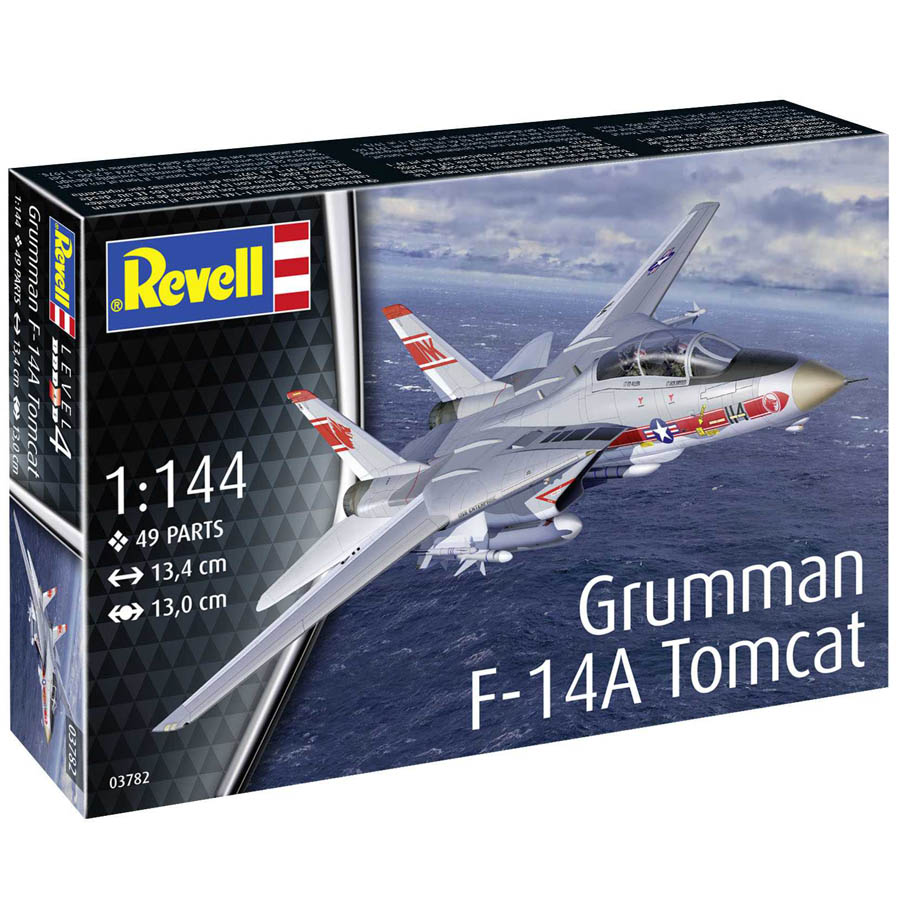 Revell Grumman F-14A Tomcat Model Set lietadlo 1:144, 49 dielov