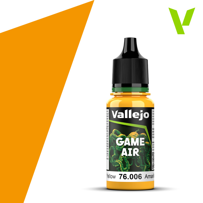 VALLEJO GAME AIR 76.006 ŽLTÁ akrylová airbrush farba 18 ml
