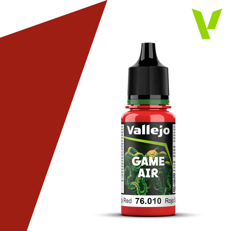 VALLEJO GAME AIR 76.010 ČERVENÁ akrylová airbrush farba 18 ml