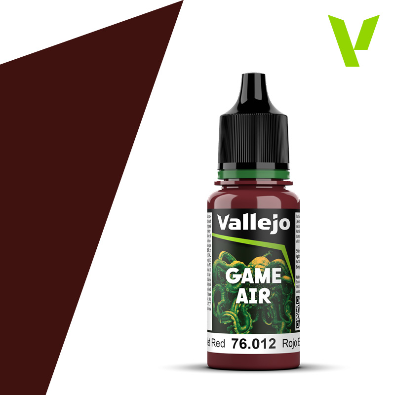 VALLEJO GAME AIR 76.012 TMAVOČERVENÁ akrylová airbrush farba 18 ml
