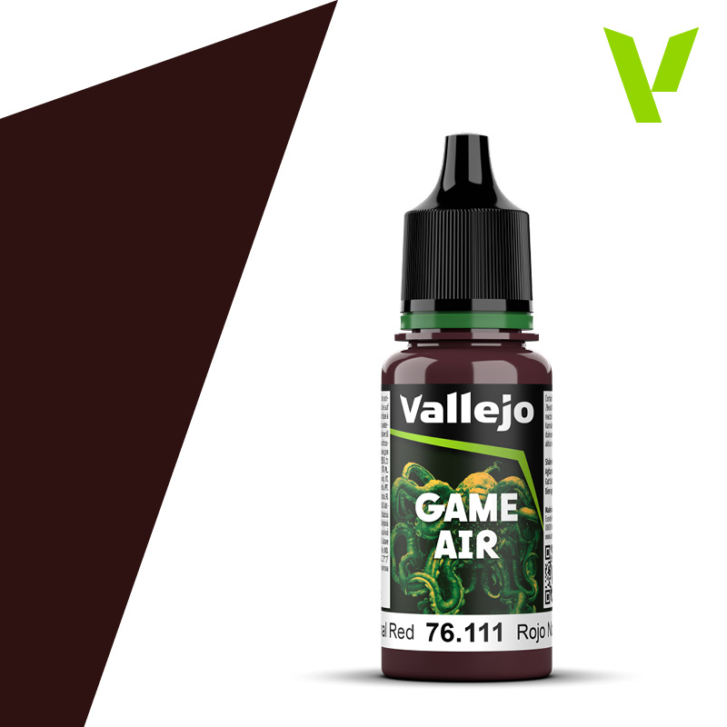 VALLEJO GAME AIR 76.111 TMAVOČERVENÁ akrylová airbrush farba 18 ml